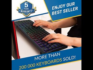 Klim Techs Chroma Version 2 Wireless Keyboard Unboxing and First Impressions Review