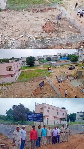 25K views · 713 reactions | ✅ HYDRAA cleared park encroachment and secured the park with fencing. | Commissioner Hydraa | Facebook