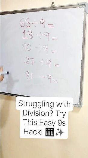 How to Divide by 9 in 2 Seconds! 🤯 | Fast Division Trick