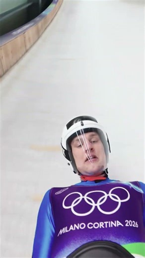 Hit the luge course at the Winter Olympics ❄️