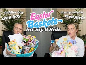 Easter Basket's for my 6 Kids | Big Family Budget-Friendly Basket Ideas