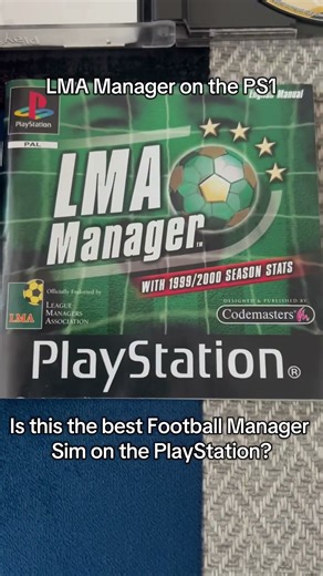 LMA Manager ⚽ PS1 #90sgaming #retrogames #ps1 #playstation #retrogaming #retro