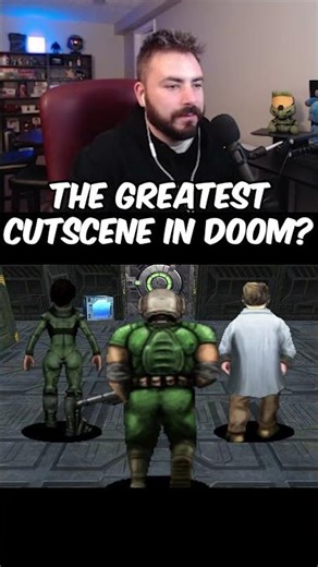 Is this the greatest cutscene in Doom? #doom #doomrpg #gaming