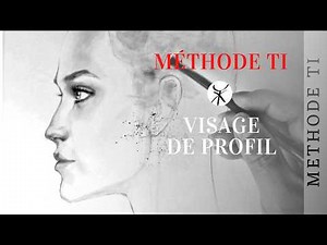 Dessiner un visage réaliste Femme de Profil & proportions avec la Méthode TI - Part 3