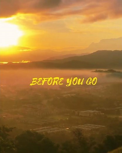 Lewis Capaldi - Before You Go Lyrics