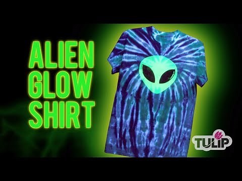 Alien Tie Dye Shirt Technique