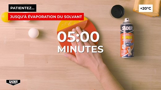 Sader Colle Type Néoprène Aérosol Multi Usages – Colle Extra Forte en Spray – Tous Matériaux – Pr...