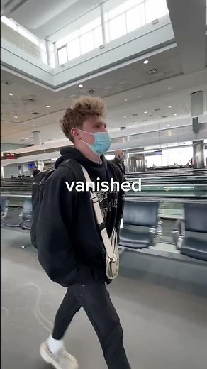 Racing strangers in the airport