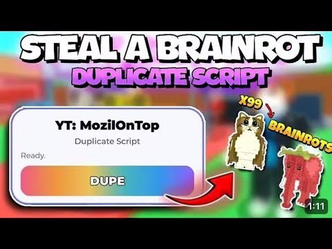 I©I DUPE SCRIPT 50M/s Steal a BrainrotKEYLESS | OP DUPE | NOT PATCH