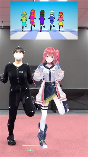 モーションキャプチャーで『エアロピクルス』#踊ってみた #vtuber #dance #3dモデル制作 #モーションキャプチャー #mocap #shorts