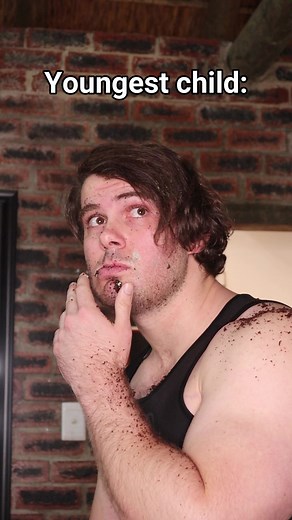 No matter the evidence ... youngest child gets away with it. #fyp #middlechild #relate #mom