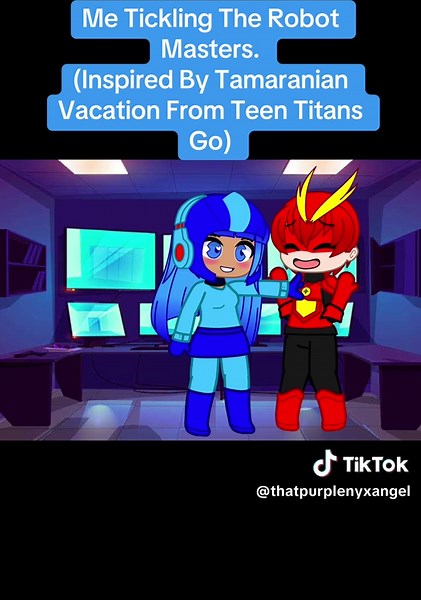 Me Tickling The Robot Masters - A Funny Skit