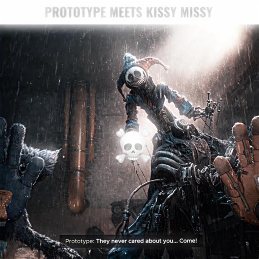 prototype meets KISSY MISSY 💀 #poppyplaytimechapter5 #edit
