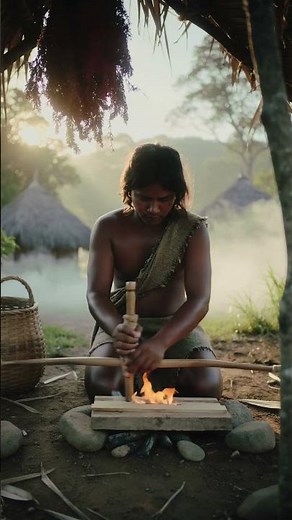 How Ancient People Lit Fires🔥