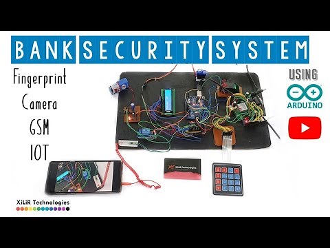 Secure Fingerprint Bank Locker With Image Capture using Arduino, Fingerprint, GSM, Keypad