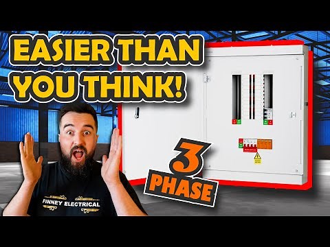 HOW TO WIRE A 3 PHASE DISTRIBUTION BOARD! 🔌⚡