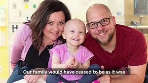 “There’s just so much comfort in feeling like the people that are caring for Hadley love her in the way that I do as a mom,” says Brittany, Hadley’s mom. “They really care about her well-being and put her interests first.” Join the loyal group of monthly donors committed to saving children like Hadley, and give her the opportunity to live. | St. Jude Children's Research Hospital