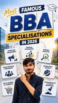 🤔Which BBA Specialization is Best? Which One Should You Choose in 2026? #bba #shorts