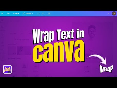 How to Wrap Text in Canva | Fast & Easy Trick 2025