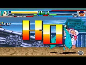 NICK54222 MUGEN: Hatsune Miku (me) VS Ryu (Fighting is Magic version)