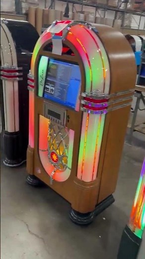 Hand-built. Hand-finished. Only the very best. Made in California 🎶 #jukebox #rockola #madeinusa