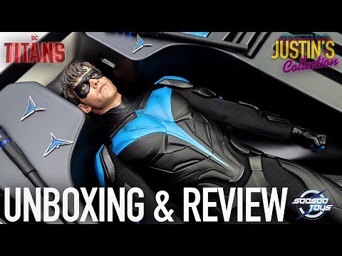 Nightwing Titans SooSoo Toys Night Vigilante 1/6 Scale Unboxing & Review