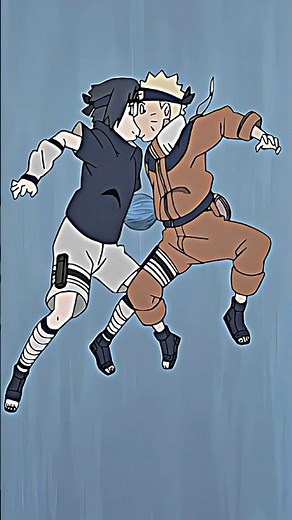 NARUTO AND SASUKE KISS 😵...