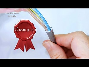How To Strip Beautifully 3 Core AC Cables