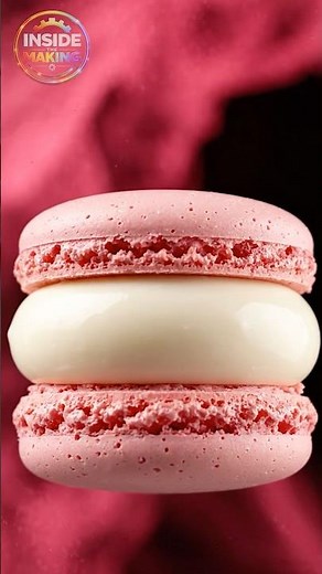 Perfect French Macarons at Home 😍 Easy Recipe #Shorts #macarons