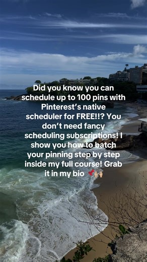 My course teaches you how to use Pinterest without paying for any extra subscriptions (I do share ONE paid option I highly recommend) but, you can absolutely use Pinterest just by utilizing the free Pinterest native scheduler, do your keyword research right inside the platform, and by using the free version of Canva! I show you exactly how to do keyword research, create pin designs from scratch, schedule it all, and soooooo much more inside my full Pinterest strategy course! It’s only $27 to lea