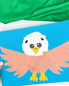 7.6K views · 11 reactions | 礪 Ripped Paper Eagle Craft ✂️ Get the template on the blog | Simple Everyday Mom | Facebook