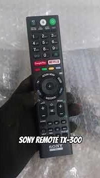 Sony Bravia TX-300 Remote | Quick Setup Pairing Complete Short Video #sonybravia #Sonysmarttvremote