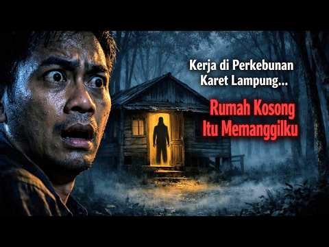 KERJA DI PERKEBUNAN KARET LAMPUNG RUMAH KOSONG ITU MEMANGGILKU - CERITA HOROR MISTIS