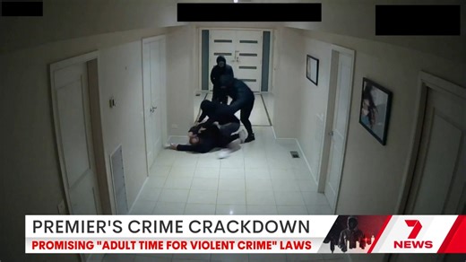 The premier is promising tough consequences for teen criminals under proposed new laws dubbed "adult time for violent crime". It would mean children over 14 accused of crimes like carjacking, home invasions, and machete violence will be sentenced in adult courts. | 7NEWS Melbourne