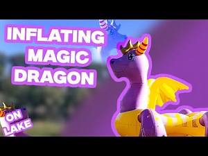 Inflating the Intex Magic Dragon 🐉💨 So Satisfying to Watch!