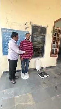 How to measure height using stadiometer? #stadiometer