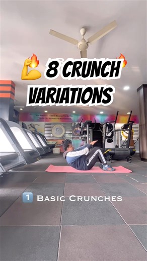 No Talking | 8 Crunch Variations 💪 Ultimate Abs Workout| From Floor to Hanging
