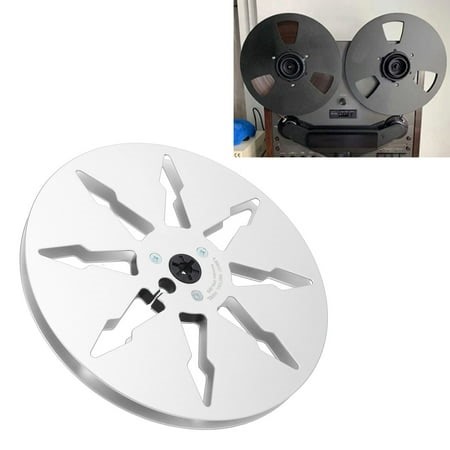 1/4 Empty Tape Reel, Aluminum Alloy 8 Hole Sound Tape Empty Reel for Rewinding Black,Silver,Gold - Walmart.ca