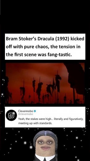 Bram Stoker’s Dracula 1992 kicked off with pure chaos the tension in the first scene was fang-tastic