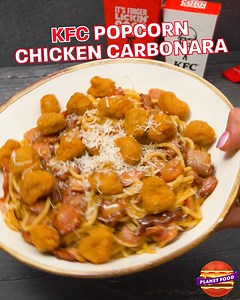 20K views · 195 reactions | Popcorn Chicken + Carbonara = OMG I NEED THIS  | Planet Food | Facebook