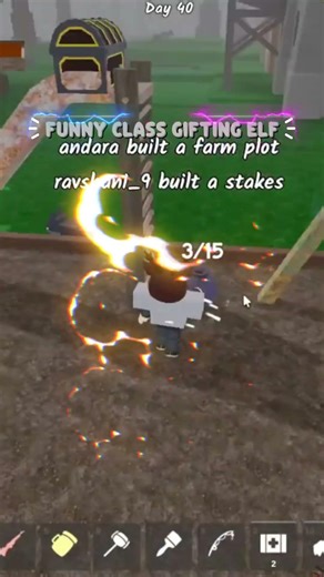 Funny class Gifting Elf #roblox #99nights #funny