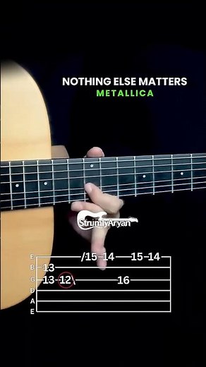 Metaliica - Nothing Else Matters Solo Guitar Lesson #strumly #guitarlesson #guitartutorial #guitar