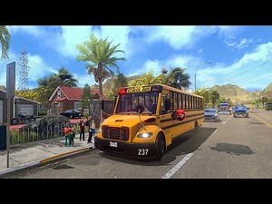 💥School Bus Simulator Driving Game (Android & iOS) Gameplay