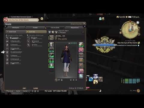 FINAL FANTASY 14 (NEW PLAYER ) Learning how to become a blacksmith!