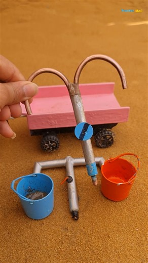 Mini tractor project mini motor water pump science project video🥰