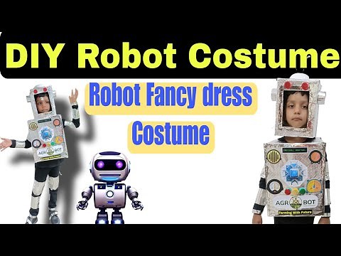 Robot Costume for Fancy Dress Competition | Robot Costume making | robot costume diy