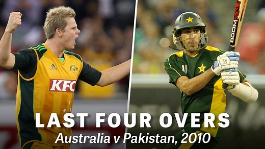 84M views · 756K reactions | 22 runs required, 24 balls left... Watch the tense finish from the 2010 T20 International between Australia and Pakistan as the hosts try and defend a small total at the MCG. | cricket.com.au | Facebook