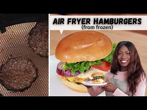 How to make Frozen Hamburger Patties in the Air Fryer (NO THAW!)