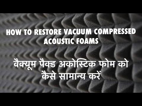 How to Restore Vacuum-Compressed Acoustic Foams | Full Explained under 1 Minute | YGM Acoustic Foams