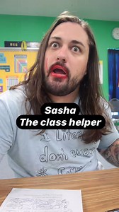584K views · 25K reactions | Sasha the class helper藍 | Leigh Mcnasty | Facebook